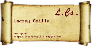 Laczay Csilla névjegykártya